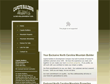 Tablet Screenshot of capotebuilders.com